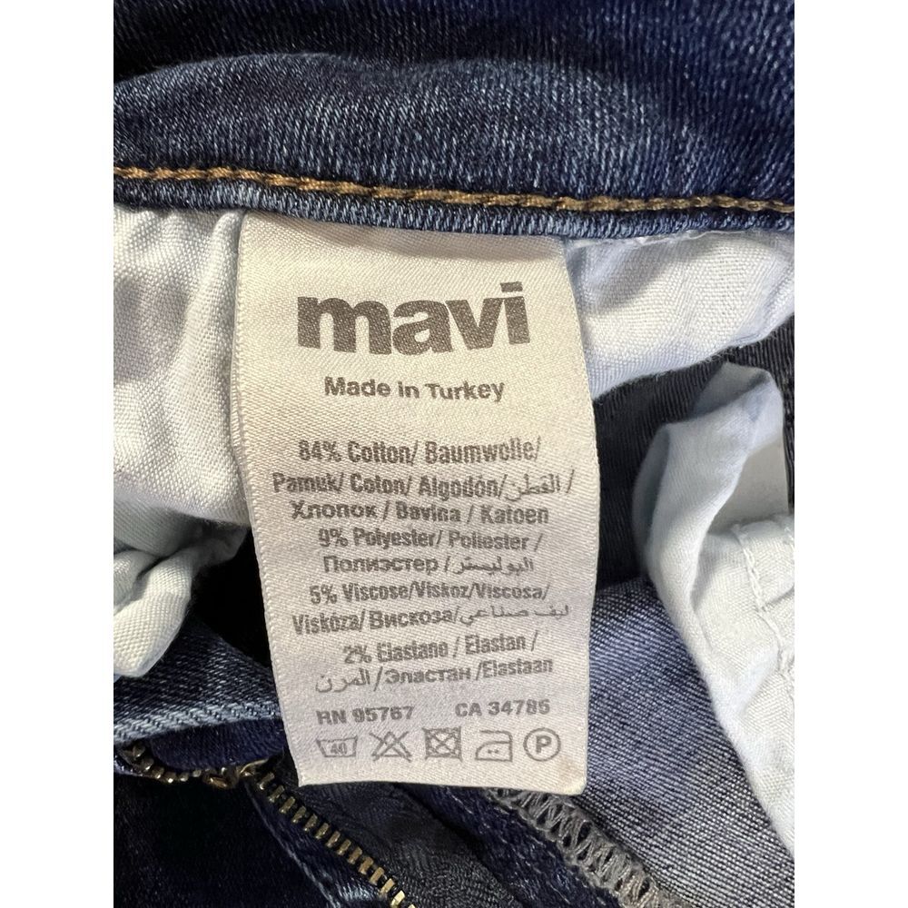 Mavi Ankle Women's Denim‎ Jeans Size 28 Blue High Rise RN 95767 - Picture 6 of 9